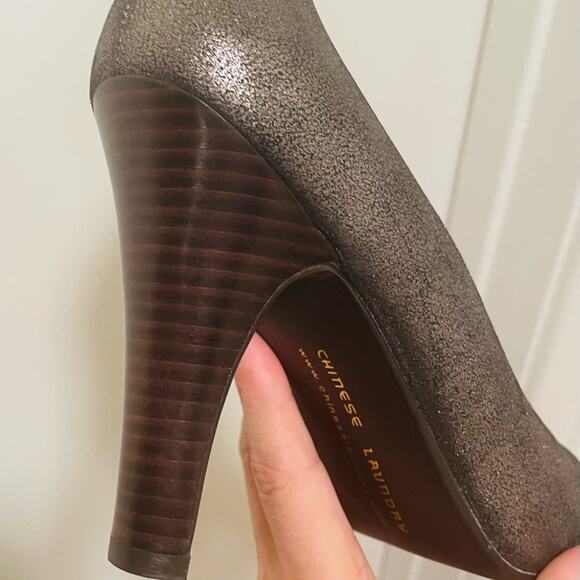 Chinese Laundry Century heels NIB Olive - Picture 10 of 12